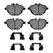 Dynamic Friction Company 5000 Advanced Brake Pads - Low Metallic and Hardware Kit