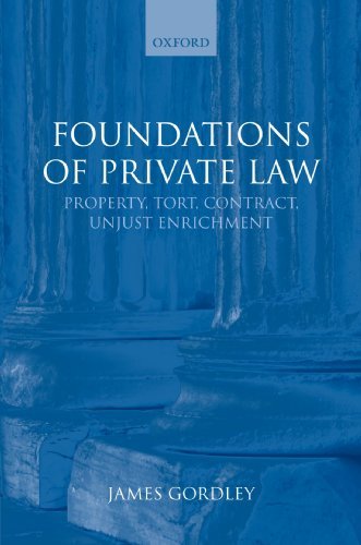 [(Foundations of Private Law: Property, Tort, Contract, Unjust Enrichment )] [Author: James Gordley] [Jul-2007]