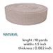 Heavy Cotton Webbing 1 1/2 Inch - Straps for Arts and Crafts - (Natural, 10 Yards) - MATADOR USEFUL GOODS