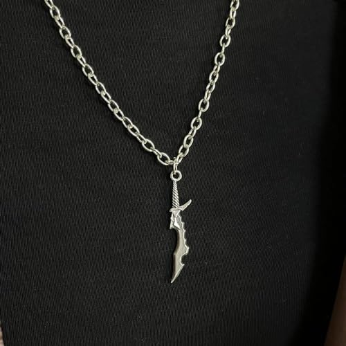 Anime Solo Level Up Necklace Cosplay Knife Pendant Choker Jewelry Accessories Gifts4