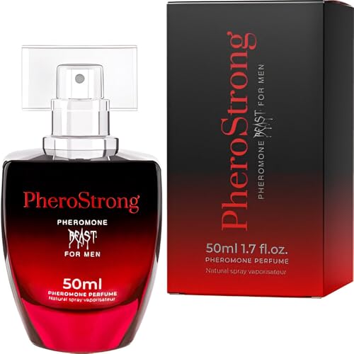 Beast For Men | Bestia de Feromonas – Perfume con Feromonas para Hombre | Aroma Fuerte, Audaz y Dominante | Limón, Menta, Pimienta, Jengibre, Cedro y Tonka | Fragancia que Impone Presencia