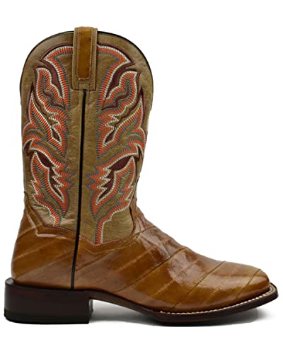 Dan Post Men's EEL Exotic Western Boot Broad Square Toe - Dps6972