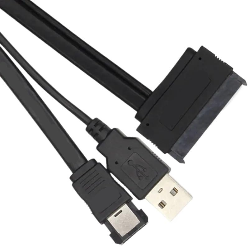Cable de datos SATA 22Pin a ESATA USB 0.5 m miniatura 4