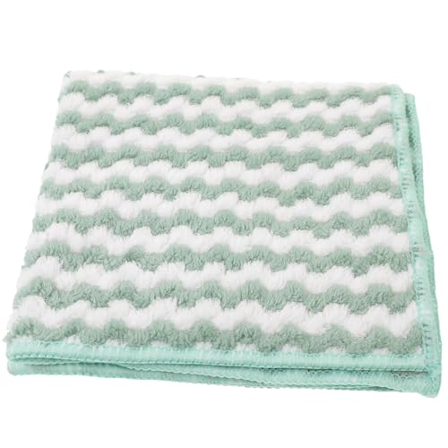 FUNOMOCYA paños de Cocina para la Cocina bayeta escurreplatos cleanseen paños Toallas de Microfibra para Toalla Colgante paño de Limpieza Toallas para Lavar Platos Fibra extrafina Green