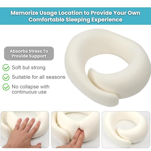 Almohada de viaje ergonómica con soporte 360 grados miniatura 3