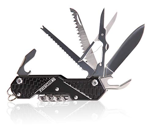 Switchedge 14 Tools In One Black Pocket Knife #TOP2
