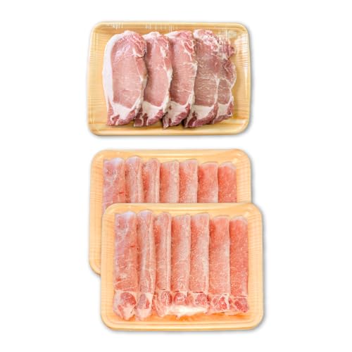[おきどき]鹿児島県産 豚肉 ロース (又は 肩ロース ) スライス (500g)・ カツ(5枚) セット 豚 肉 お肉 冷凍