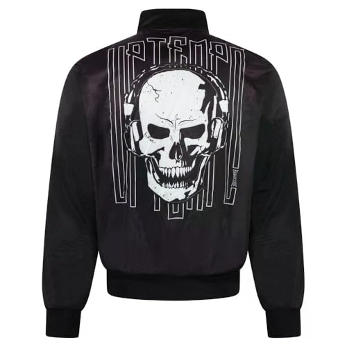 UPTEMPO - Veste de survêtement « Headphones » - Noire - Gabber Hardcore, Noir , M