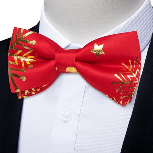 DiBanGu Mens Christmas Suit Vest Holiday Xmas Waistcoat Bowtie Set Party Suit Vest Christmas Holiday Waistcoat Tuxedo4