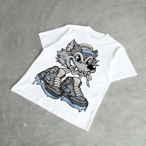 Image of DopeSkill Graphic Tee Streetwear Hip Hop Hypebeast Street Style Unisex T-Shirt Sneaker Colour Matching Shirts Cute Graphic
