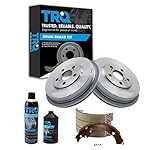 TRQ-Rear-Brake-Shoes-Drums-Cleaner-Fluid-Kit-Compatible-with-2008-2014-Scion-xD