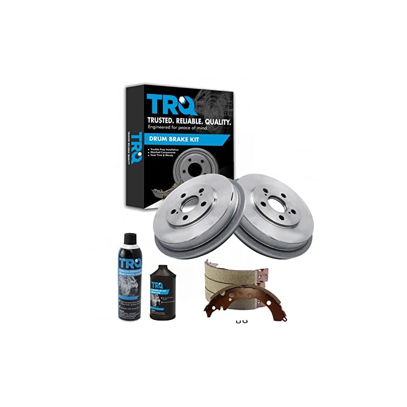 Trq-Rear-Brake-Shoes-Drums-Cleaner-Fluid-Kit-Compatible-With-2008-2014-Scion-Xd 41levs2reil. sl500 . ss800