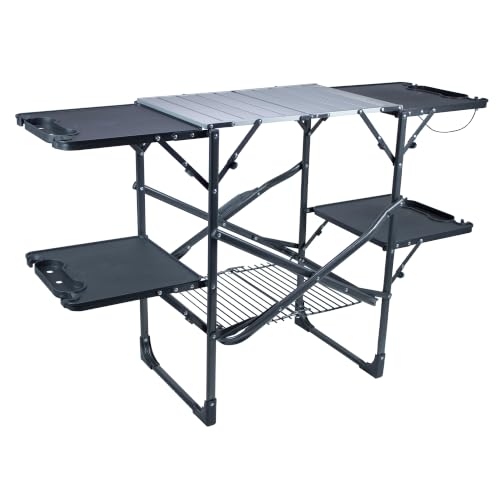 GCI OUTDOOR Slim-Fold Cook Station | Portable Folding Kitchen Table