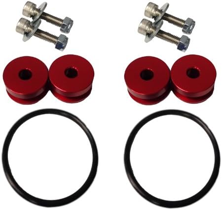 Kit de Liberación Rápida para Parachoques Billet (Rojo) miniatura 1