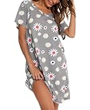 Taille : cette chemise de nuit étant ample, vous serez satisfaite de votre choix pour dormir. Veuillez sélectionner la taille appropriée pour le choix de votre chemise de nuit en coton. Grâce à sa coupe décontractée, la chemise de nuit pour femme offre une liberté de mouvement.