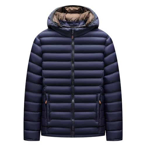 Blouson homme épaissi et léger en duvet contre la pluie et le vent