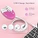 Epilator for Women, Smooth Glide Epilator Facial Hair Remover for Women with 2 Speed & LED Light, Electric Facial Hair Removal Suitable for Face, Bikini Areas, Underarms, Arms, Legs