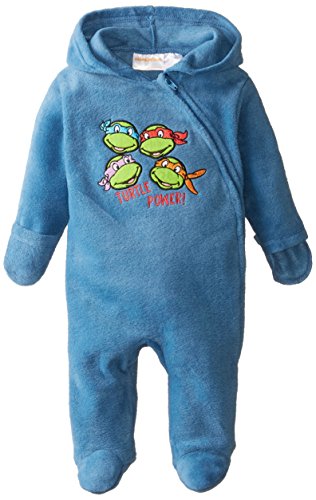 Nickelodeon Boys Baby Infant Ninja Turtle Newborn Outerwear Pram, Blue, 3-6 Months