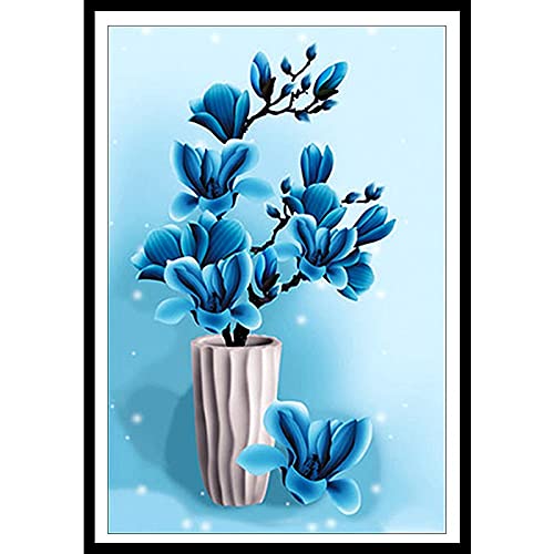 Mosaïque d'art de diamant de bricolage 5D premium : le grand format magnolia 50x100cm