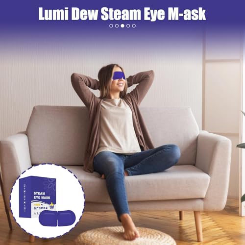 Máscara para el cuidado de los ojos con diseño cómodo y compresas cálidas de spa 6