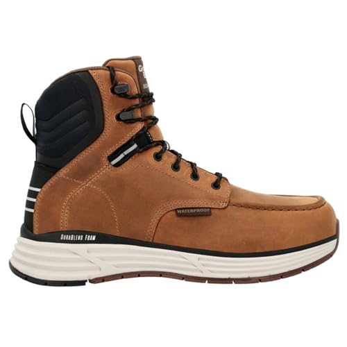 Georgia Boot DuraBlend Sport Composite Toe Waterproof Work Boot, Brown, Size 10.5(M)