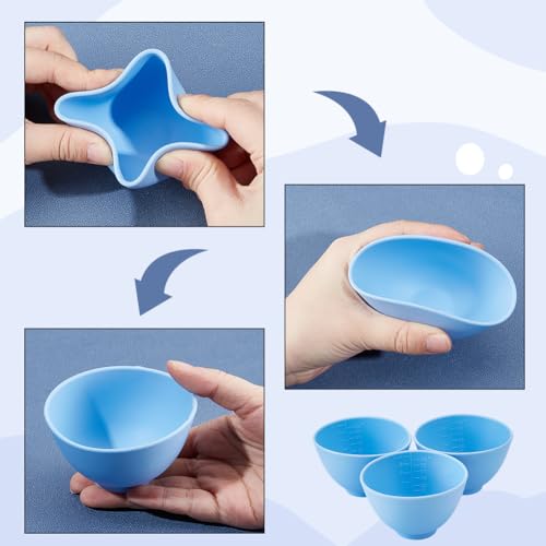 Set de 4 Tazones de Silicona para Mezclar Facial miniatura 5