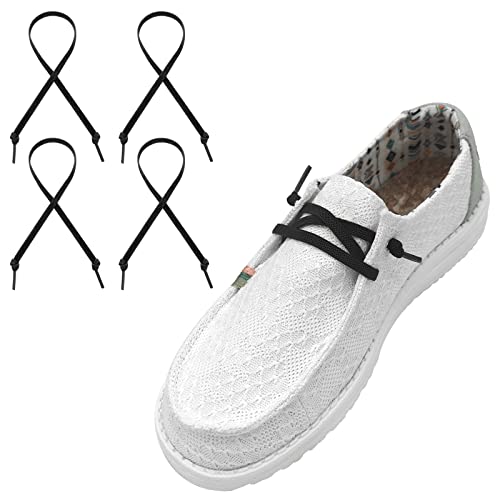 UamGlsob 2 Pairs Elastic Shoe Laces Replacement Laces for Shoes, Flat Shoelaces, Shoe Strings...