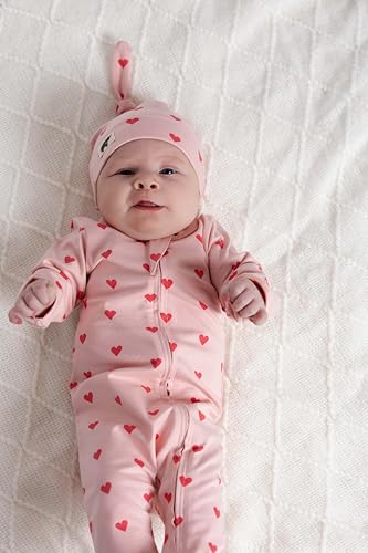 Image of monica + andy Double Zipper One Piece, 100% Organic Baby Clothes for Girls & Boys, Unisex, Preemie, Newborn & Infant Sizes