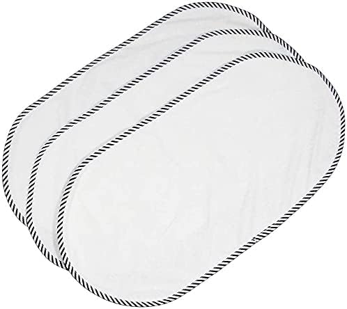 Image of ROXANEPIG 3 Pack Baby Waterproof Changing Pad Liners, 24 x 12 Inch Reusable Baby Changing mats, Washable Reusable Flannel Cotton Changing Table Cover Liners for Baby Boys Girls