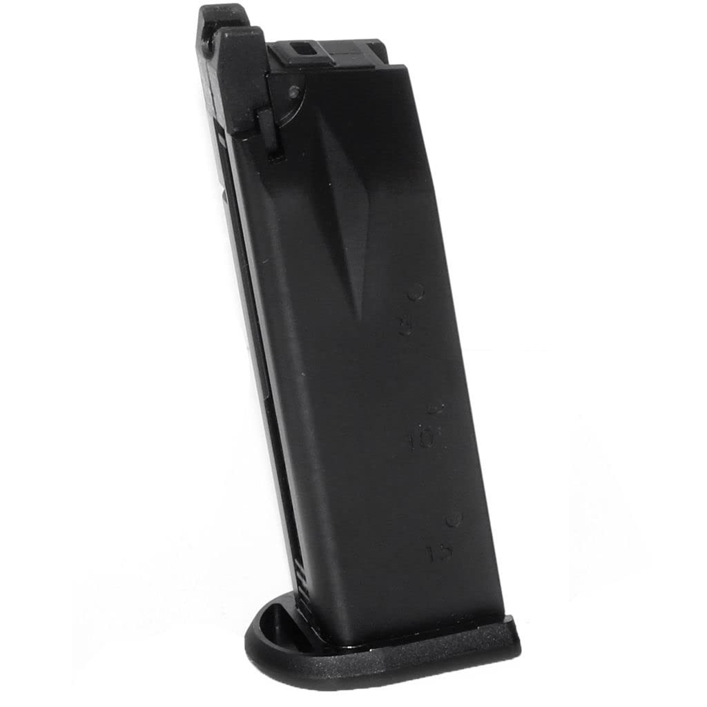 Airsoft Softair WE (WE-TECH) 23rd Gas Magazin passend für Standard und COMPACT P99 Serie GBB Pistole Schwarz