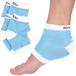 ZenToes Feuchtigkeitsspendende Fersensocken 2 Paare
