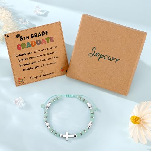 Image of JoycuFF 2026 Kindergarten Graduation Gifts for Her, Cute Heart Cross Bracelet Gifts for Her, Graduation Gifts for Teen Women Daughter Niece Granddaughter