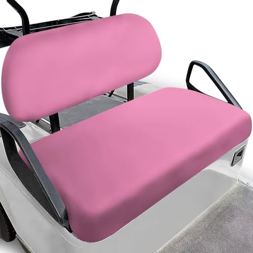 Housses de siège de voiturette de golf roses en tissu doux respirant universel