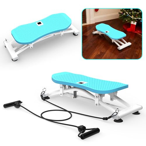 Simulador de Esquí Deslizante con Bandas de Resistencia - Equipo de Fitness para Esquí Indoor, con Bandas de Resistencia y Base, Máquina Cardiovascular para Entrenamiento Completo de Core, Piernas y Brazos miniatura 5
