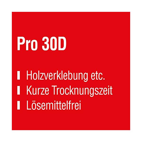 Soudal Pro 30D, Holzleim, D3, 750g, Flasche – Bild 4