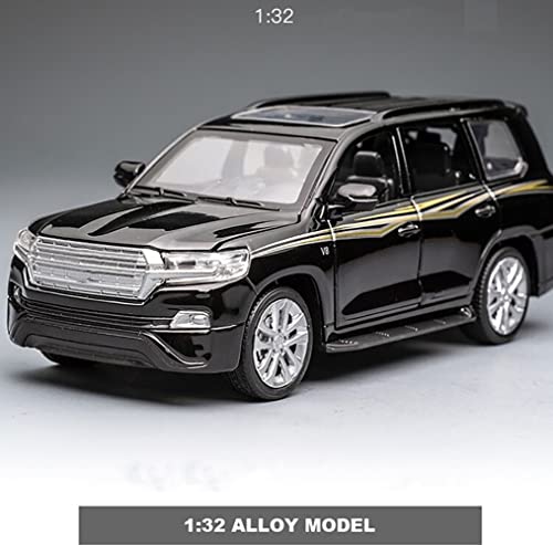 Image of DEUSON ECOM Die Cast Metal Toy Car Cruiser 1:32 Scale Vehicle Toys for Kids Sound and Light Pull Back, Pack of 1, Multicolor