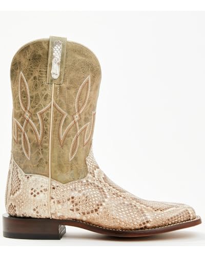Dan Post Men's Exotic Python Western Boot Broad Square Toe - Dps11352