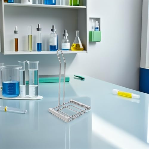 Support vertical de coloration et séchage pour sécuriser 20 lames de microscope