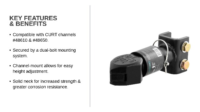 Amazon.com: Curt 25329 Adjustable Sleeve-Lock Coupler : Automotive