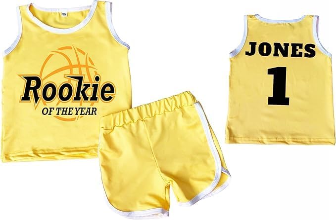 Rookie of The Year First Birthday Baby Boy Custom Jersey for One Year Old Outfit