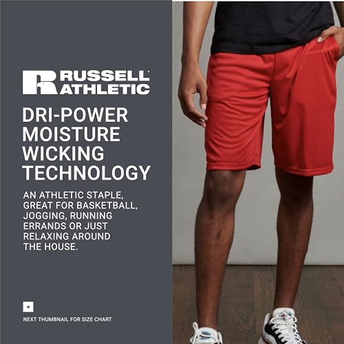 Image of Russell Athletic Men's Dri-Power Performance Short with Pockets