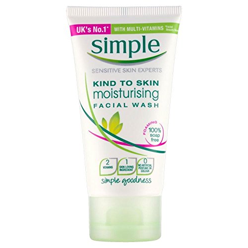 Preisvergleich Produktbild Simple Kind zu Feuchtigkeits Face Wash (50 ml) Haut - Packung mit 2