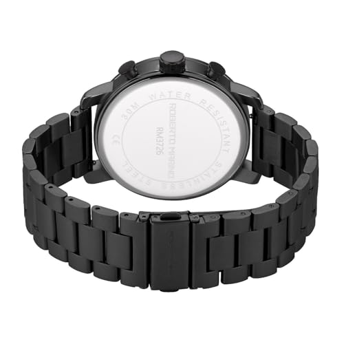 Roberto Marino RM3726 Men's Watch - Stainless Steel Japanese Quartz, 3 ATM Water Resistant – Elegant Dress Watches for Men, Vintage Design, Ideal as a Reloj para Hombres — view 3