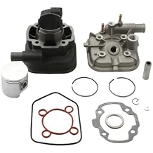 70cc 47mm Big Bore Cylinder Kit & Head Fit For Peugeot Speedfight 2 50cc Scooter 2T Engine Parts