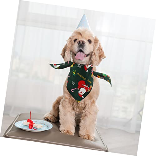 Balacoo 9 Pçs Bandana Triangular Suprimentos Para Animais De Estimação Toalha De Saliva Cachecol De