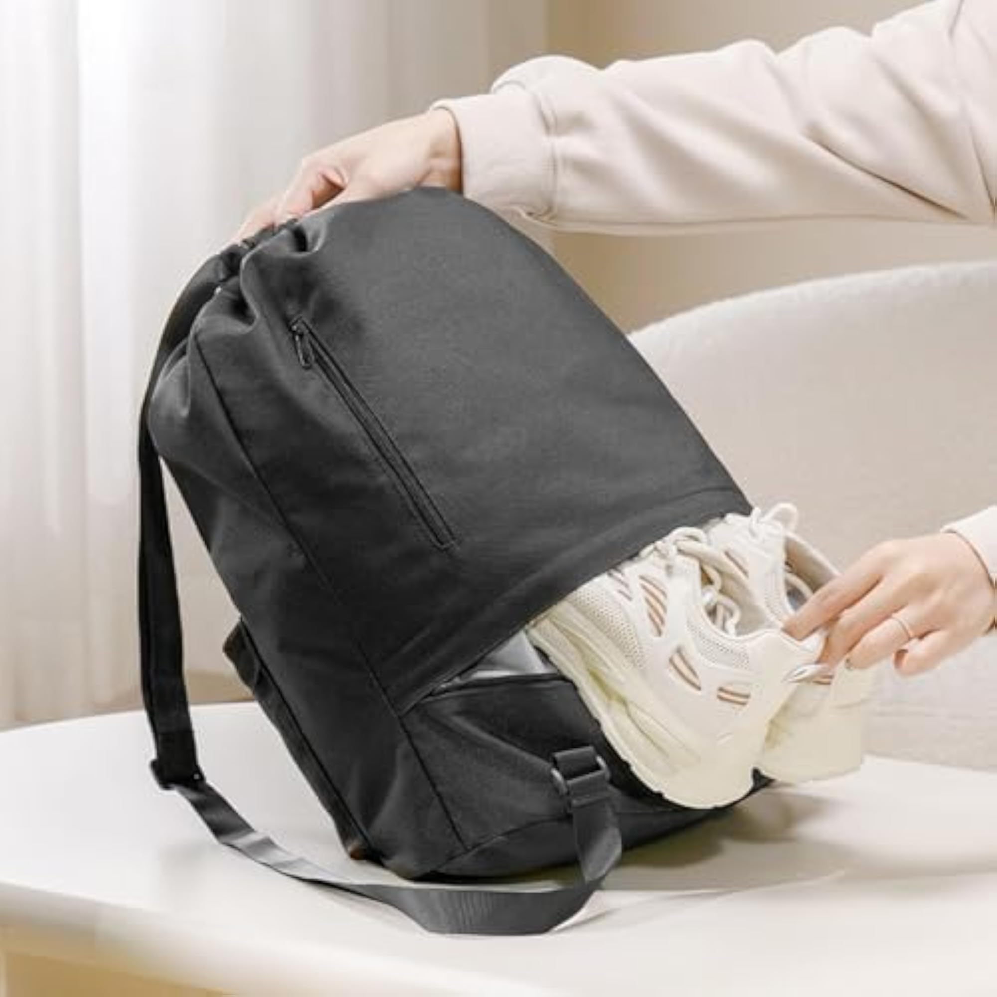 Drawstring Backpack Sports Gym Sack for Outdoor Activities
