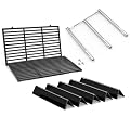Spirit e310 7636 Flavorizer Bars & 69787 Grill Burner 7638 Grill Grate for Weber Spirit & GS4 Spirit II 300 Series E310 E320 E330 S310 S320 S330 68950 with Front Control, for Weber Grill Parts