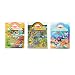 Melissa & Doug Reusable Puffy Sticker Wild Adventures Play Set 3 Pack (118 Stickers: Safari, Dinosaur, Ocean)