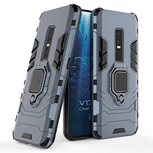 vivo V17 Pro Case, vivo V17 Pro Stand Case, vivo V17 Pro Ring Holder Case, Finger Loop Case with 360 Degree Rotatory Ring Stand 