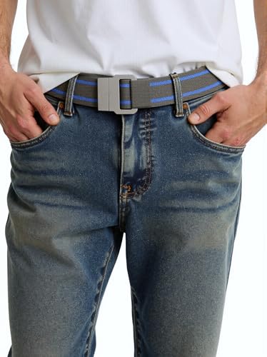 Adjustable Alloy Dual Ring Buckle Tactical Belt，Braided Canvas Nylon Military Sports Outdoor Belt for Men & Women - 47 Inch2